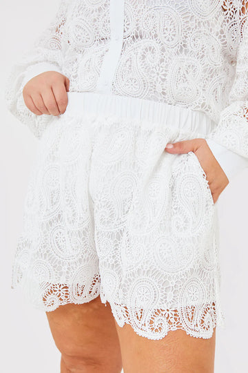 Lace Co-Ord Shorts